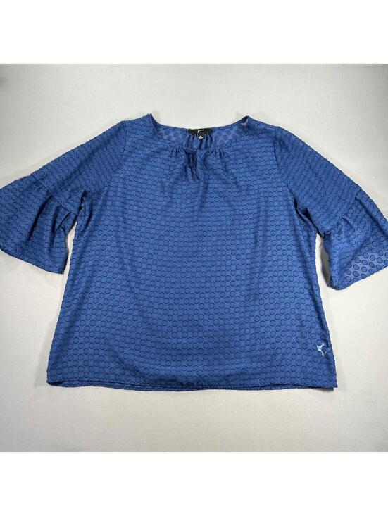 GNW Tops - GNW Women's Blouse Plus 3/4 Accordion Long Sleeve Top size XL